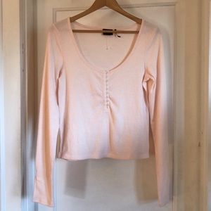 NWOT Out From Under Ribbed Crop Top